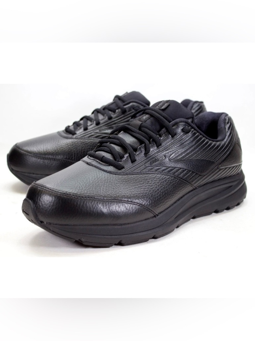 Brooks Addiction Walker 2 Mens 11.5 4E Extra Wide Black Leather Comfort Walking